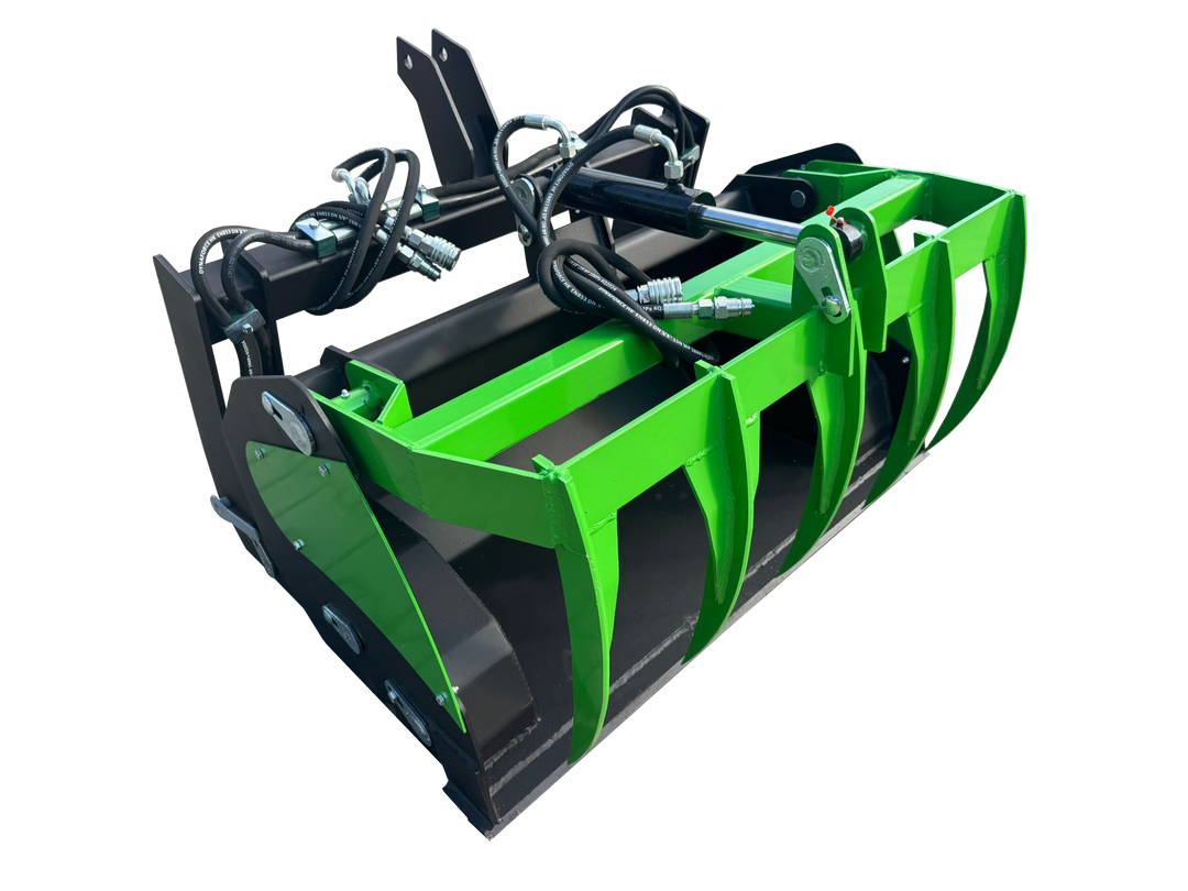 Hochkippschaufel Dreipunkt Zapfwelle Greifer Holzgreifer Krokodilgebiss Kategorie 1 MOX Geräteträger