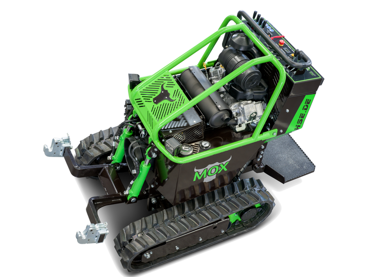 MOX Motorochse Geraetetraeger Plattform Dreipunkt Zapfwelle Geräteträger Mulchraupe Pflegeraupe Dumper Kettendumper Forstraupe