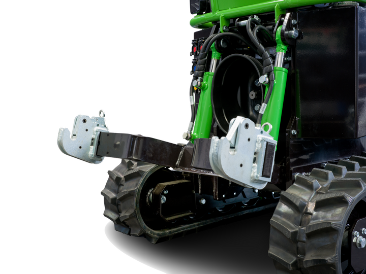 MOX Motorochse Geraetetraeger Plattform Dreipunkt Zapfwelle Geräteträger Mulchraupe Pflegeraupe Dumper Kettendumper Forstraupe