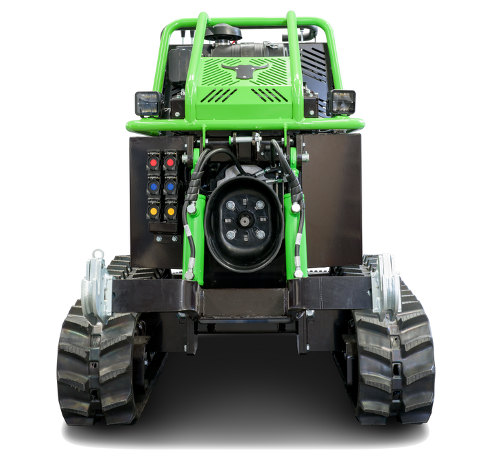 MOX Motorochse Geraetetraeger Plattform Dreipunkt Zapfwelle Geräteträger Mulchraupe Pflegeraupe Dumper Kettendumper Forstraupe