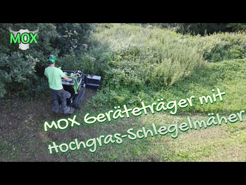 Schlegelmäher Schlägelmäher Hochgrasmäher Dreipunkt Zapfwelle MOX Geräteträger Kleintraktor Schmalsputrecker